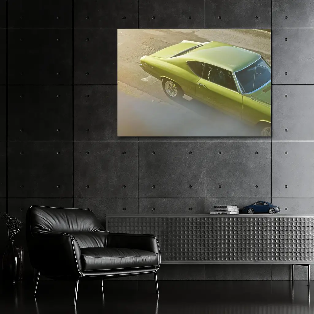 Chevrolet Chevelle Muscle Car Street Shot – Wall Art