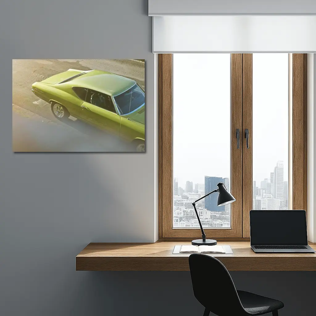 Chevrolet Chevelle Muscle Car Street Shot – Wall Art