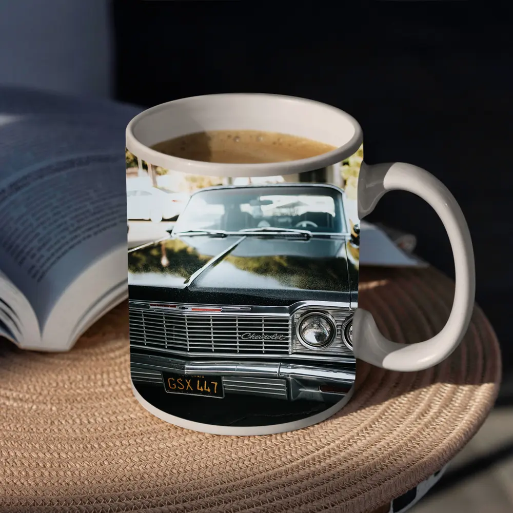 Classic Chevrolet Impala Black Parking Lot – Mugs