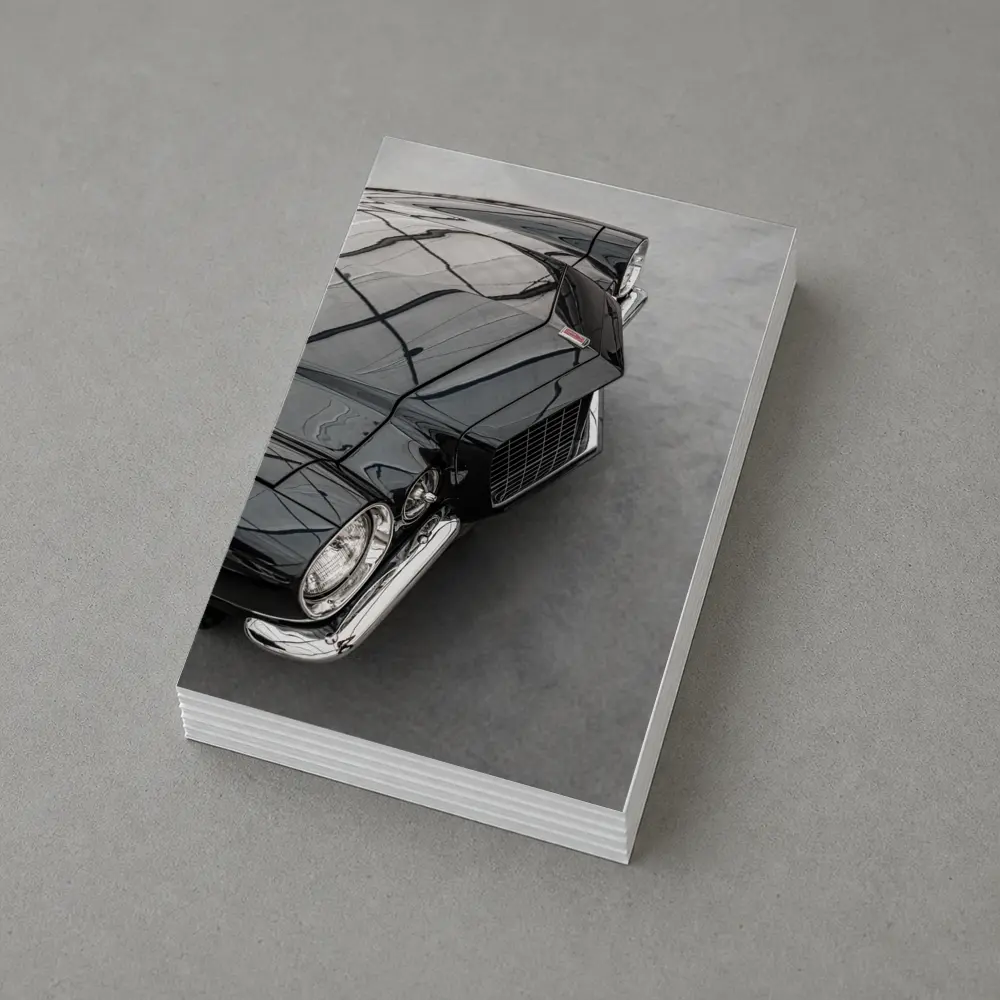 Black Chevrolet Camaro Classic Muscle Car – Postcards