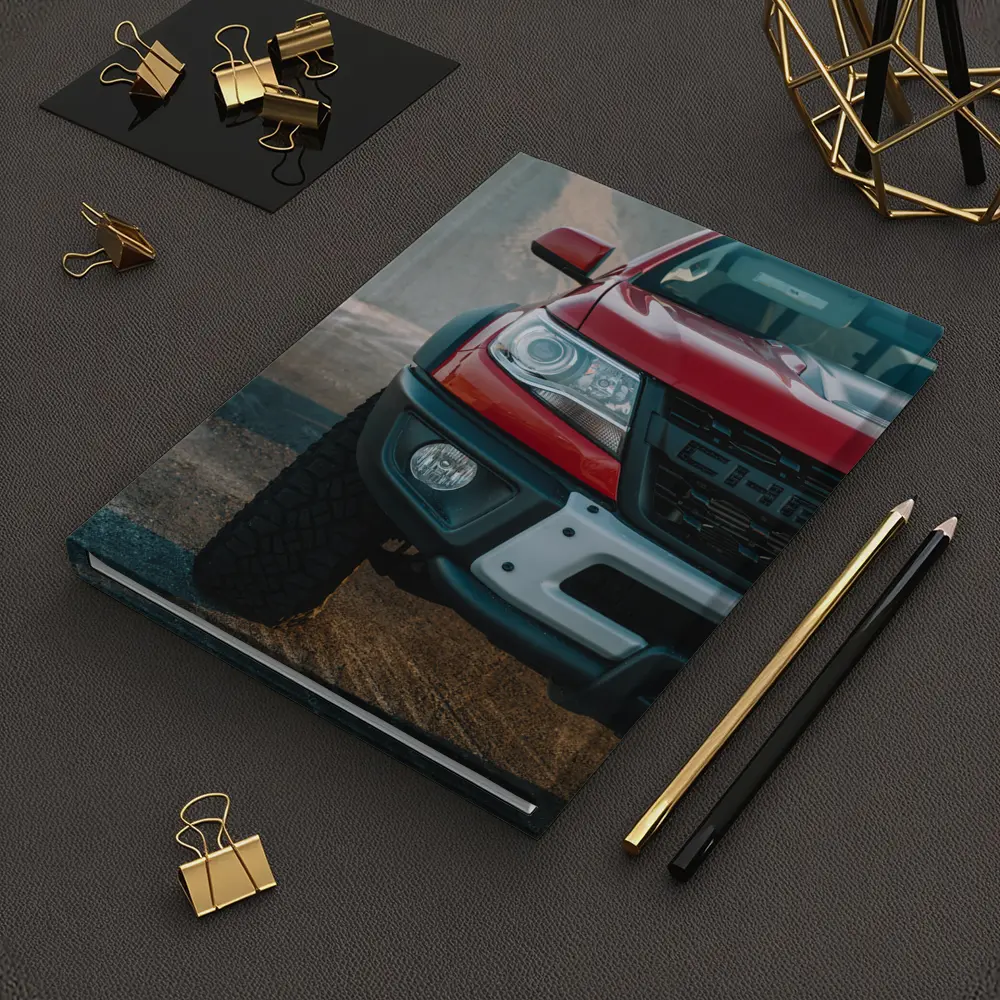 Red Chevrolet Colorado ZR2 Front Close Up – Notebooks