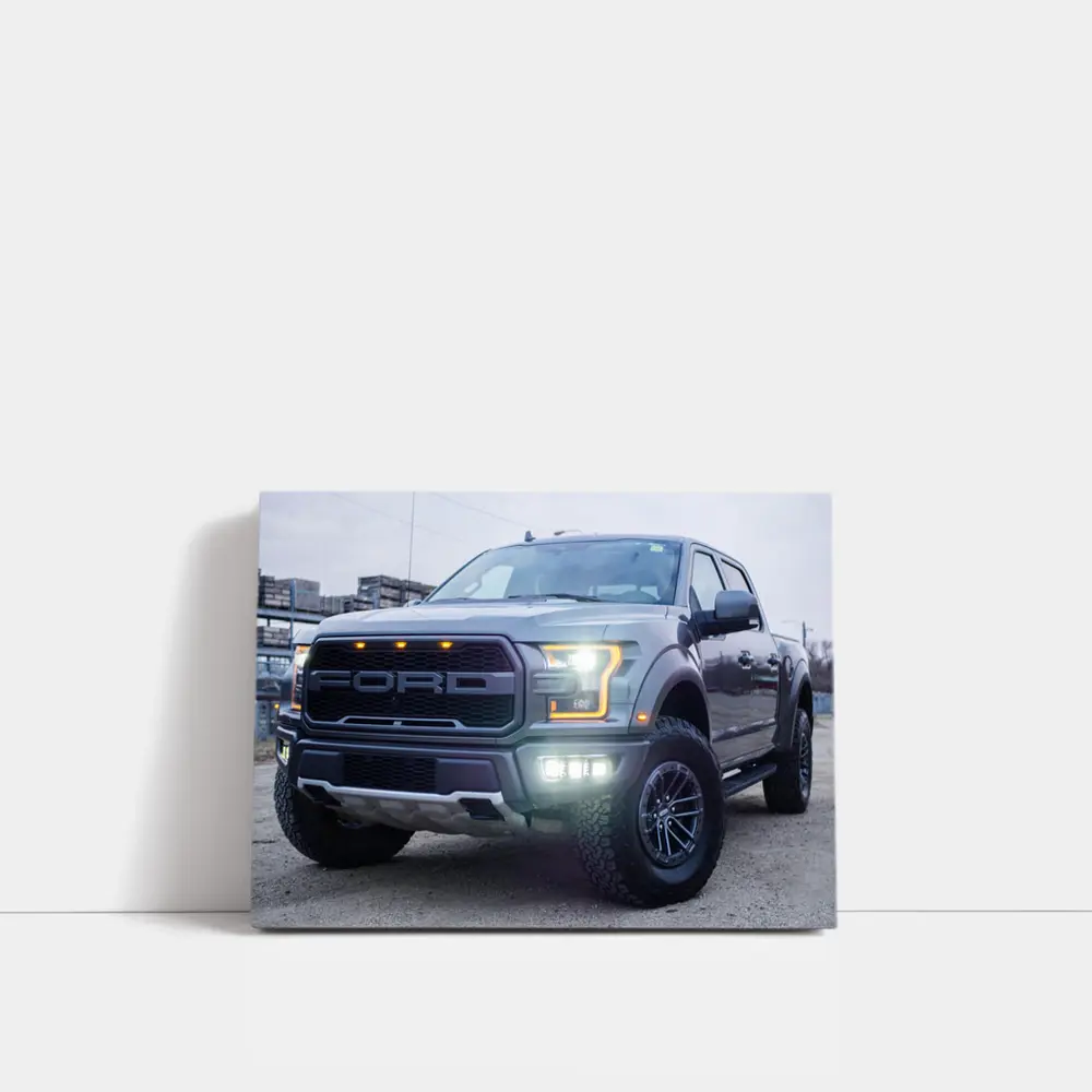 Ford F-Series Raptor Truck Urban Setting – Wall Art
