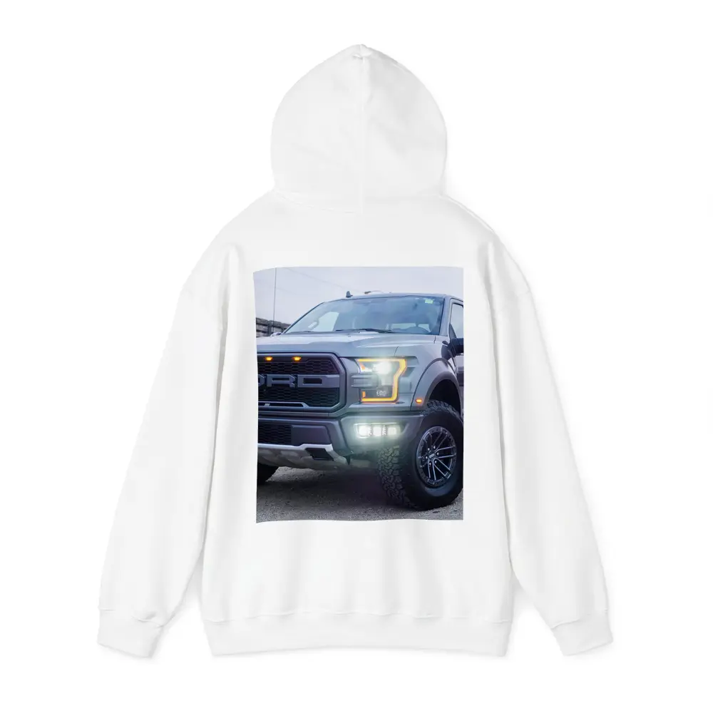 Ford F-Series Raptor Truck Urban Setting – Hoodies