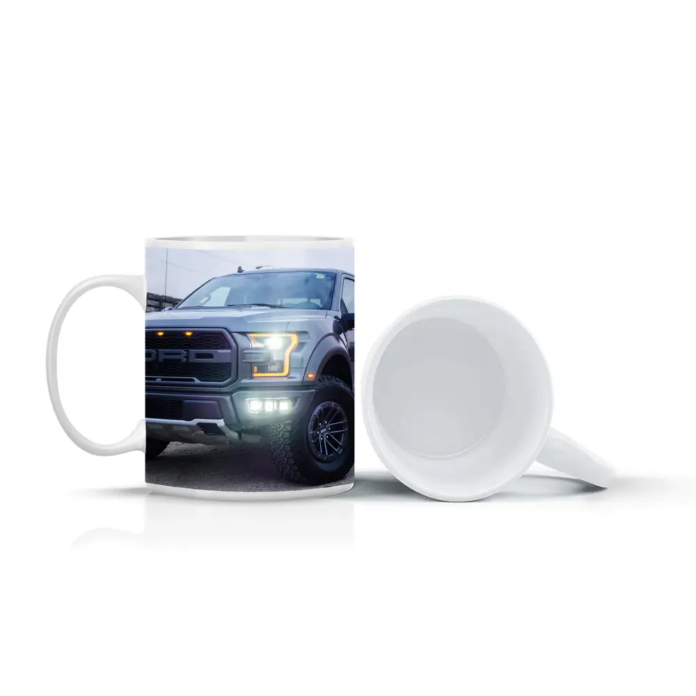 Ford F-Series Raptor Truck Urban Setting – Mugs