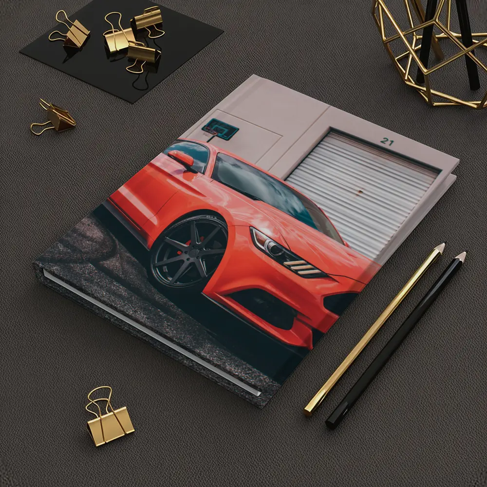 Ford Mustang Red Sports Car Urban Setting – Notebooks