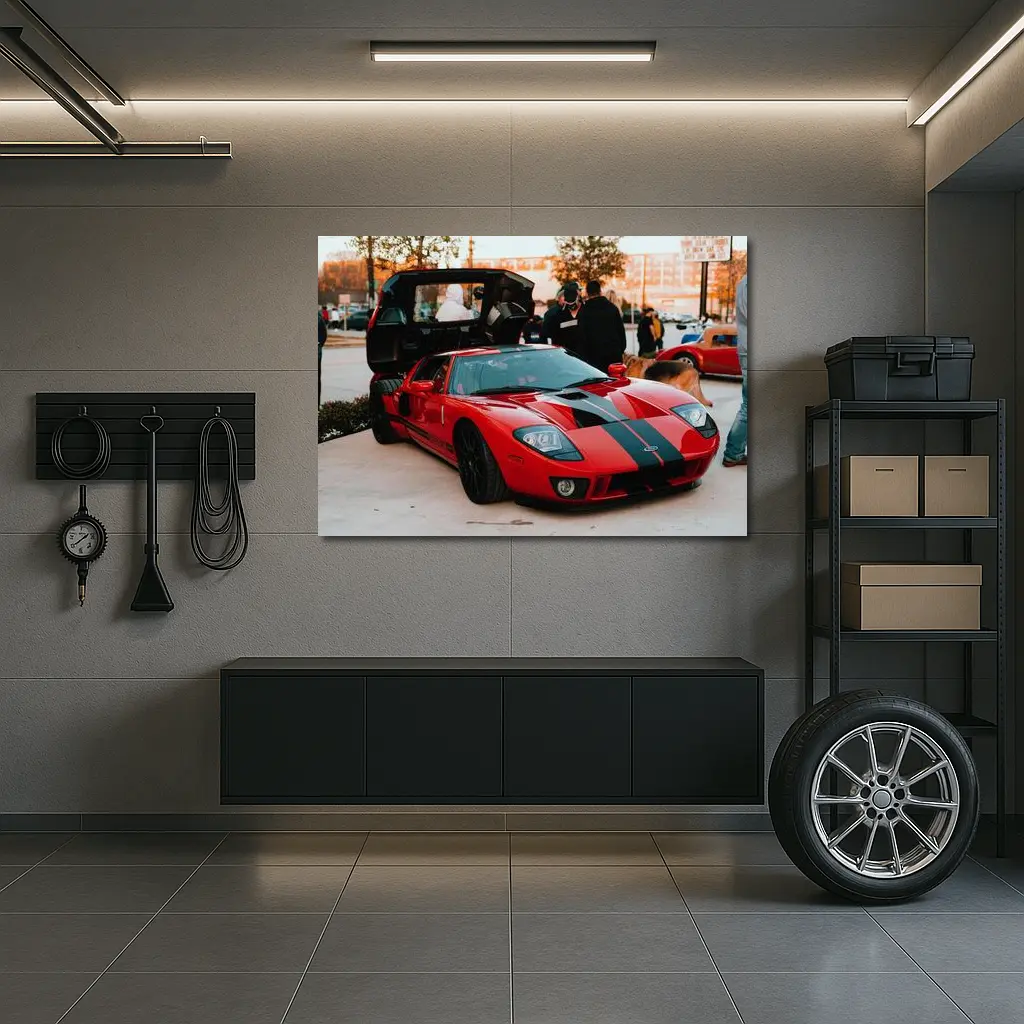 Ford GT Red – Wall Art