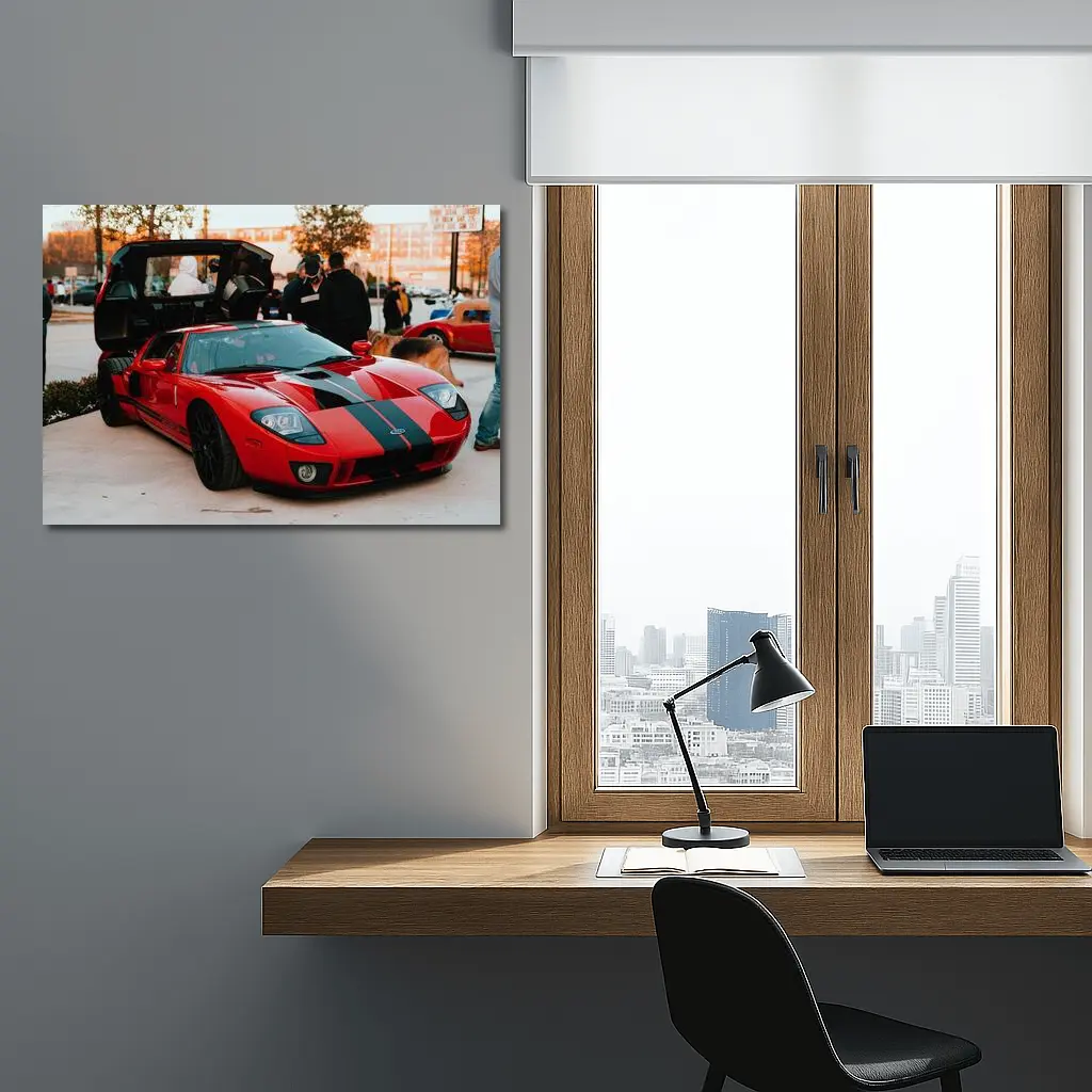 Ford GT Red – Wall Art