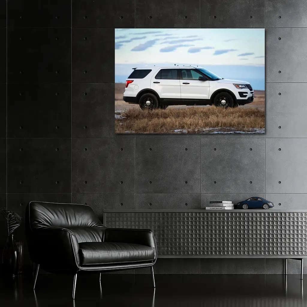 Ford Explorer Police Interceptor Open Plains – Wall Art