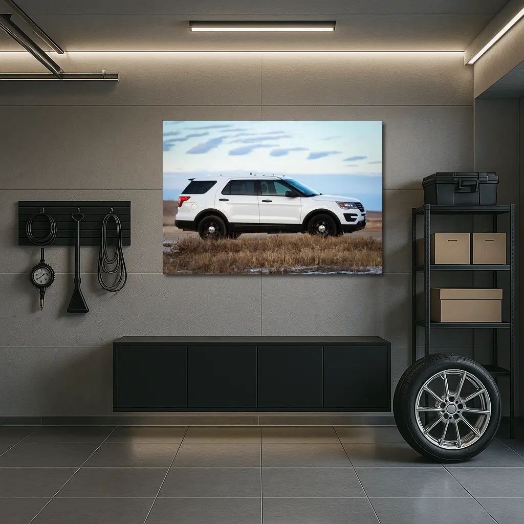 Ford Explorer Police Interceptor Open Plains – Wall Art