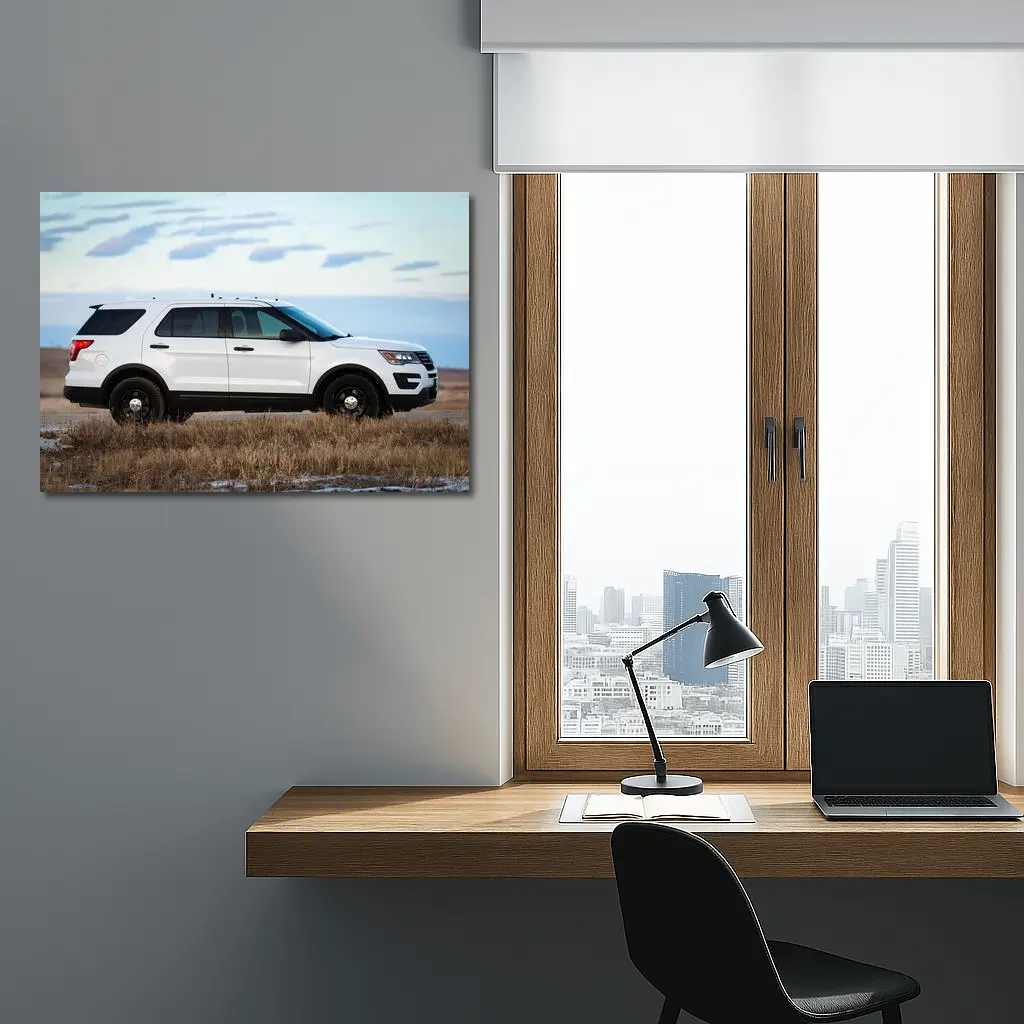 Ford Explorer Police Interceptor Open Plains – Wall Art