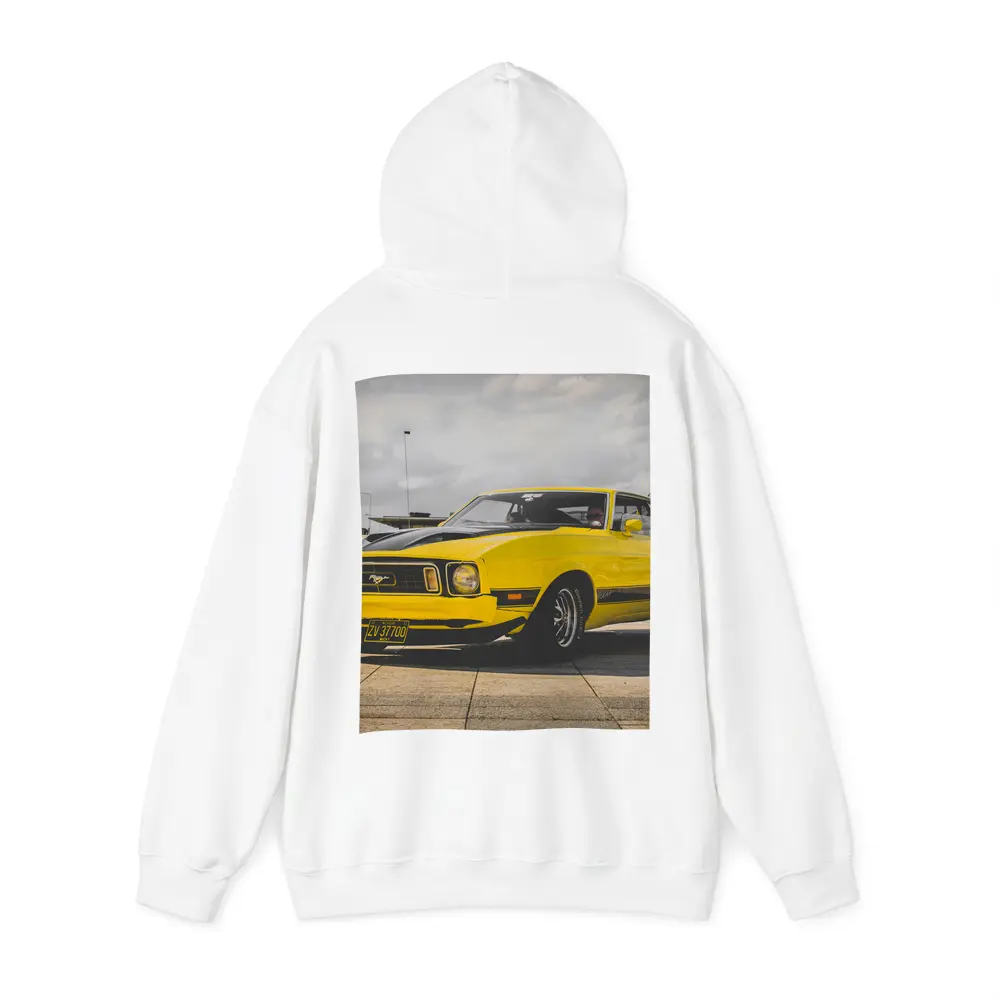 Ford Mustang Mach One Yellow Classic Car – Hoodies