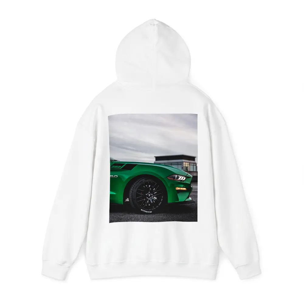 Ford Mustang Green Boss 302 Overcast Sky – Hoodies