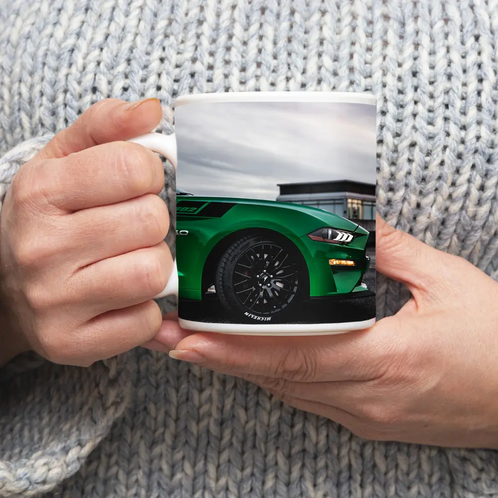 Ford Mustang Green Boss 302 Overcast Sky – Mugs