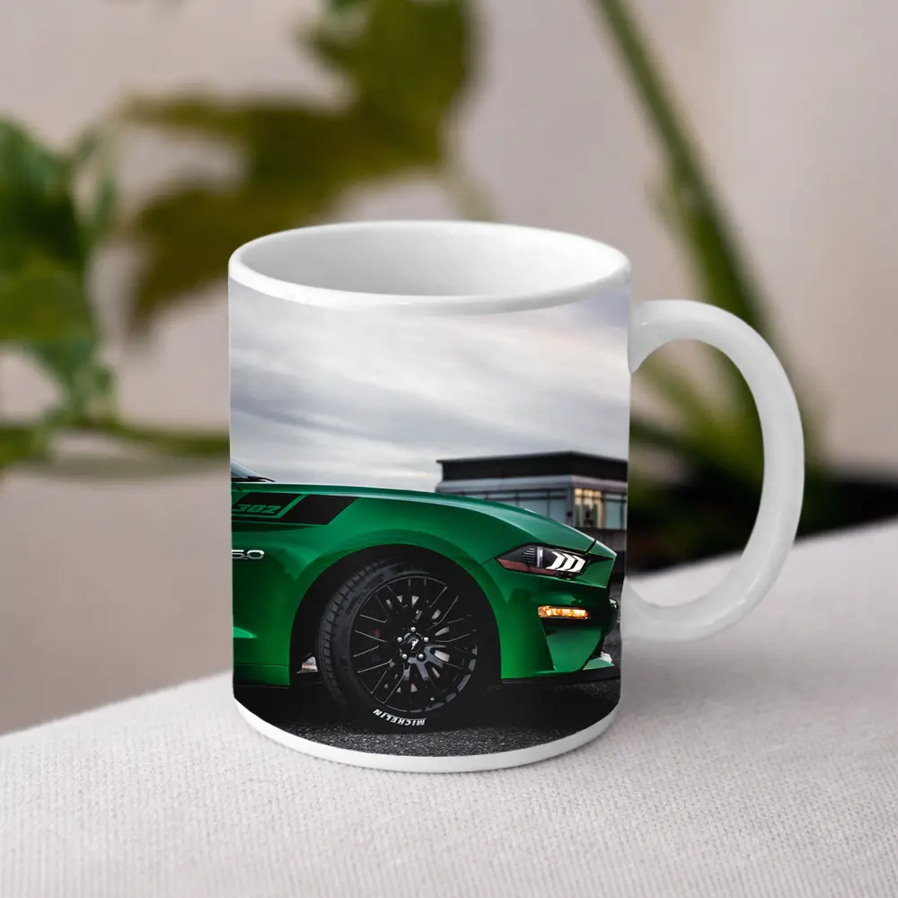 Ford Mustang Green Boss 302 Overcast Sky – Mugs