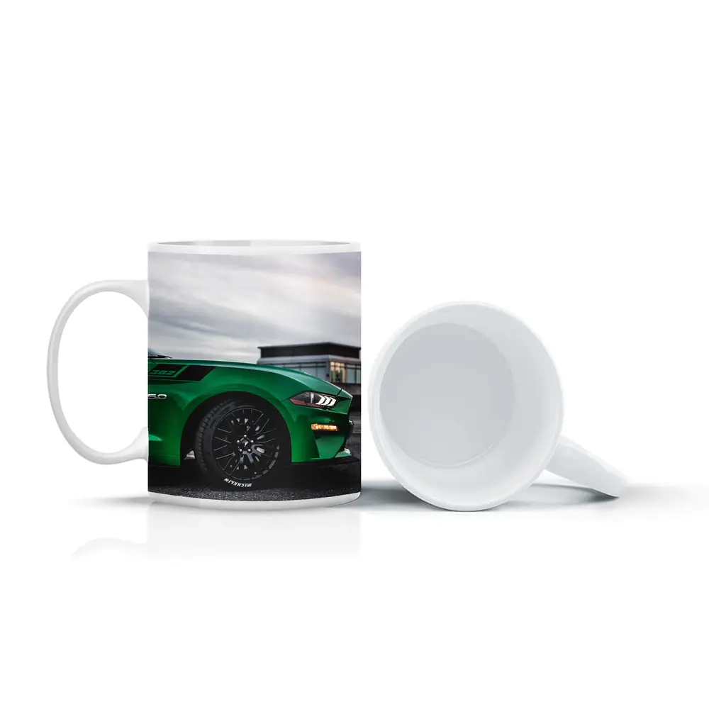 Ford Mustang Green Boss 302 Overcast Sky – Mugs