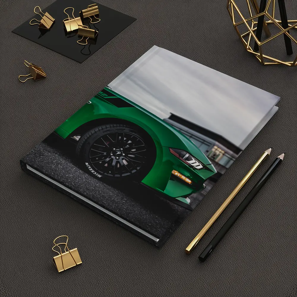 Ford Mustang Green Boss 302 Overcast Sky – Notebooks