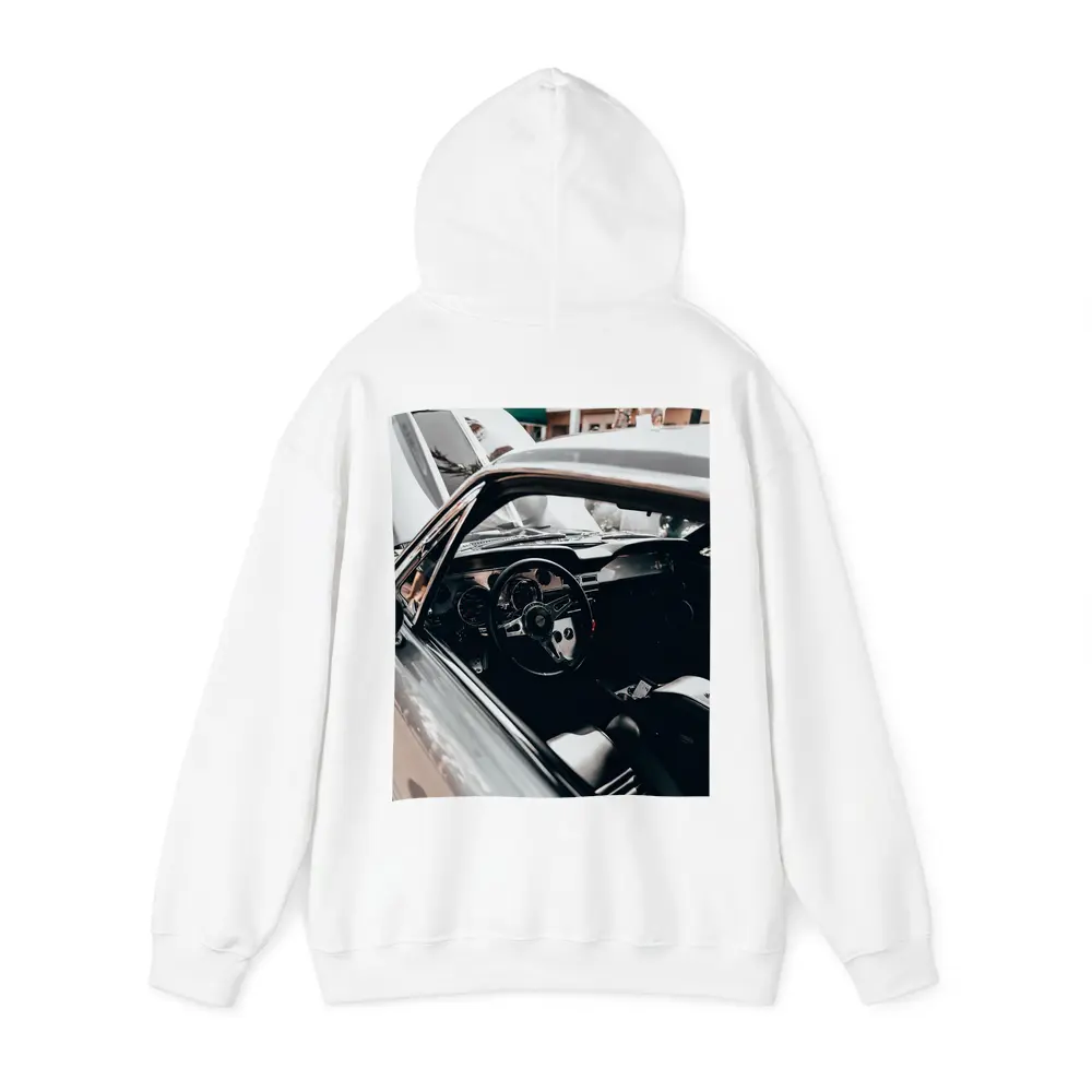 Classic Car Interior Black Steering Wheel – Hoodies