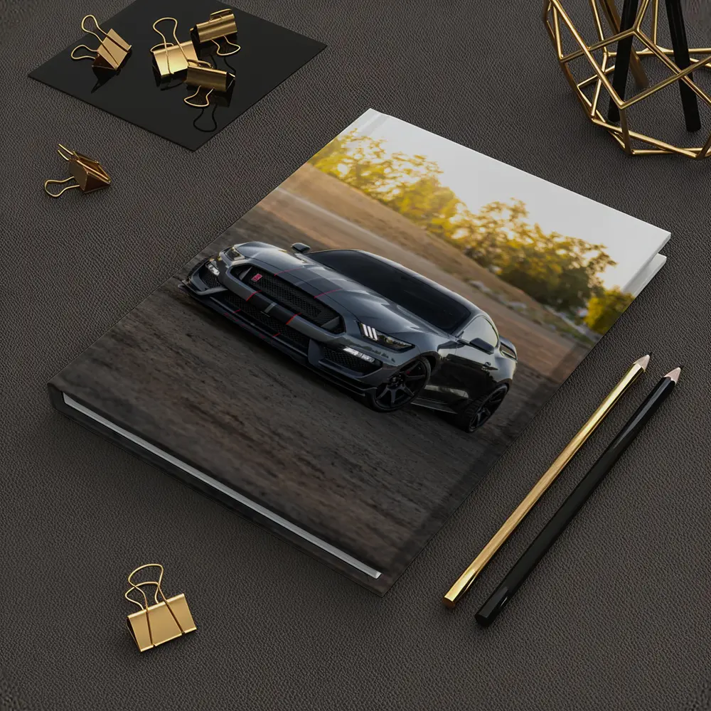 Ford Mustang Shelby GT350 Dirt Road Sunset – Notebooks