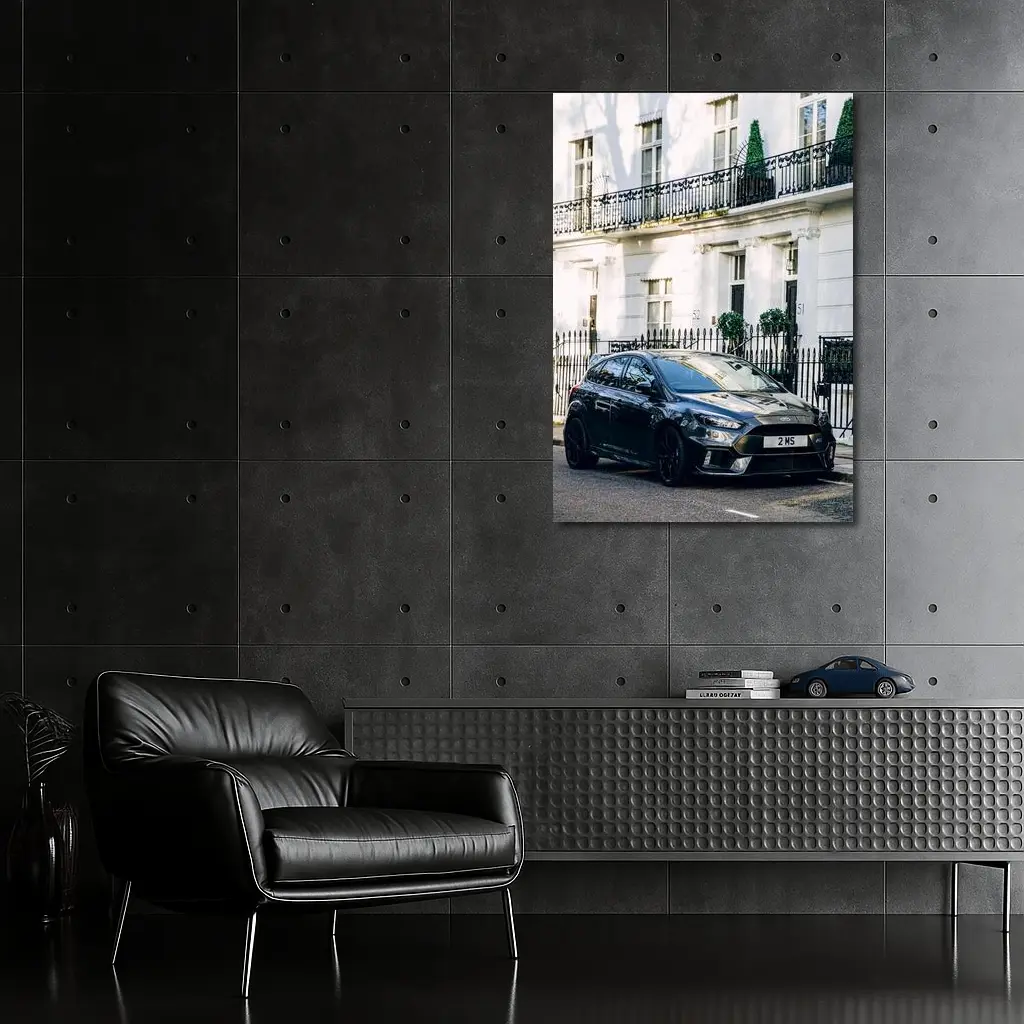 Ford Focus RS Black London Street – Wall Art