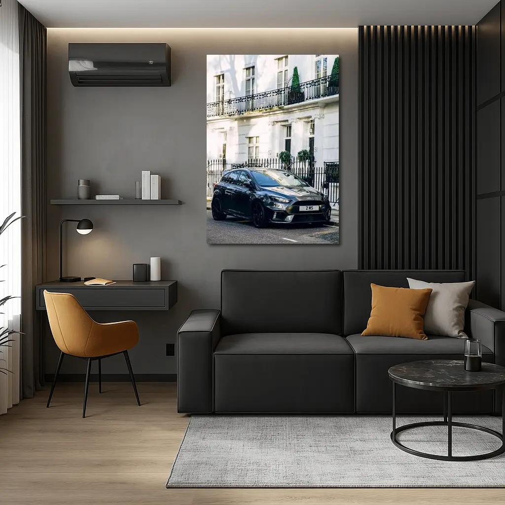 Ford Focus RS Black London Street – Wall Art