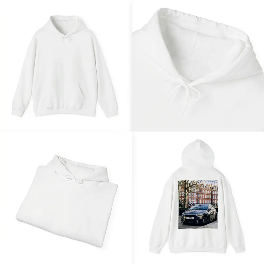 Ford Focus RS Black London Street – Hoodies