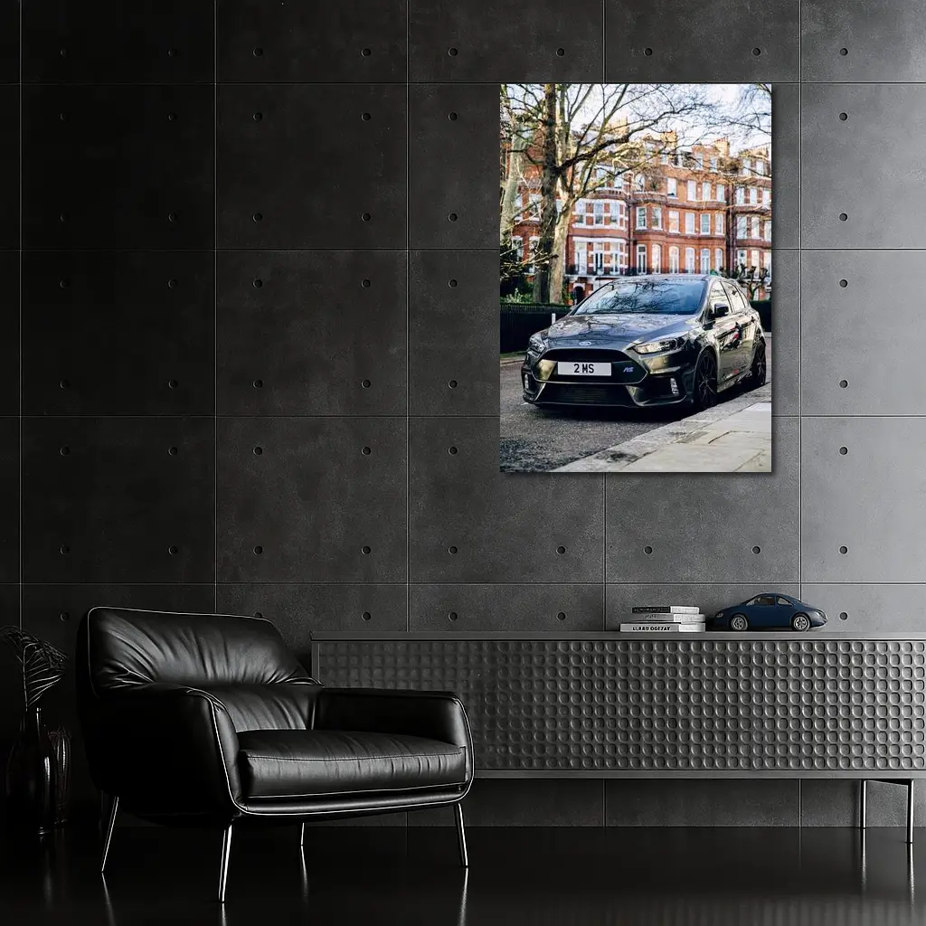 Ford Focus RS Black London Street – Wall Art