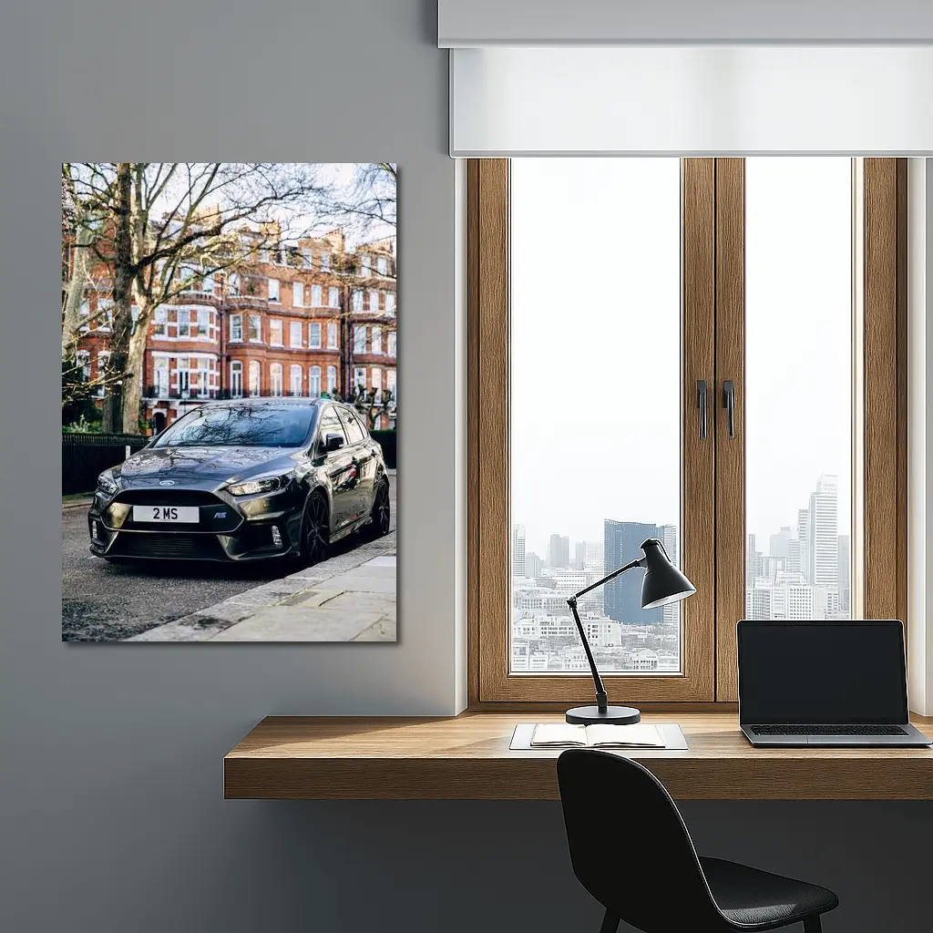 Ford Focus RS Black London Street – Wall Art
