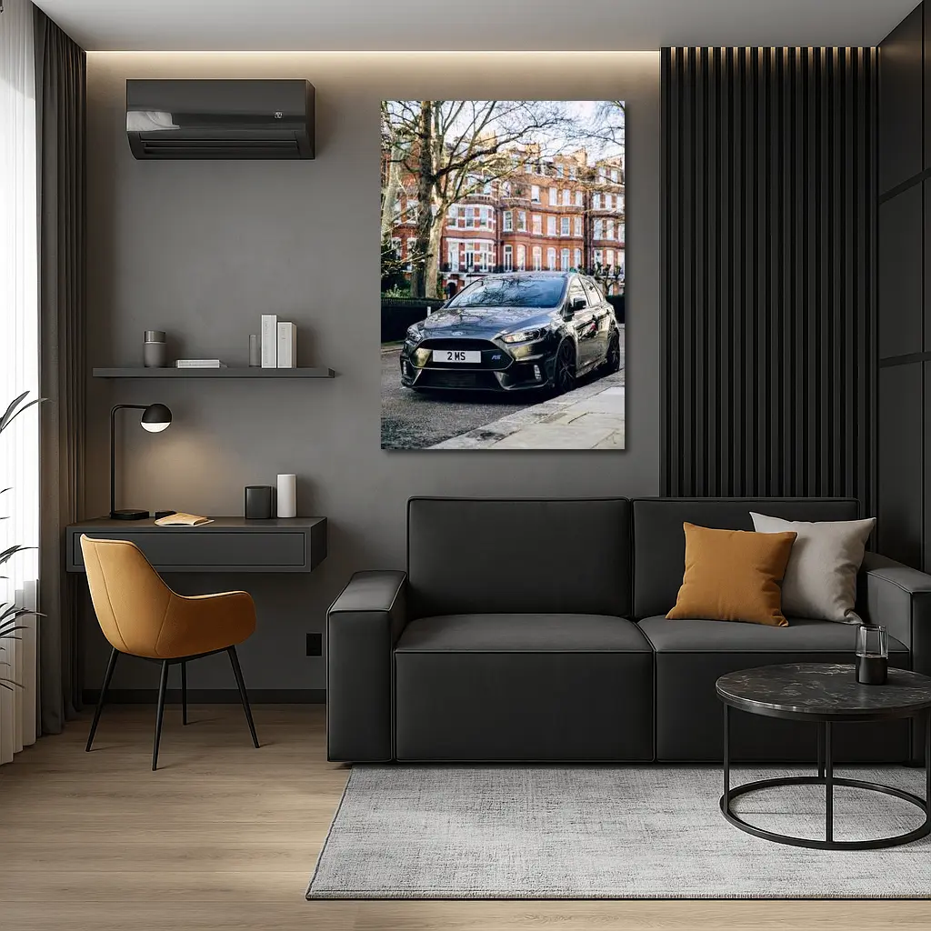 Ford Focus RS Black London Street – Wall Art