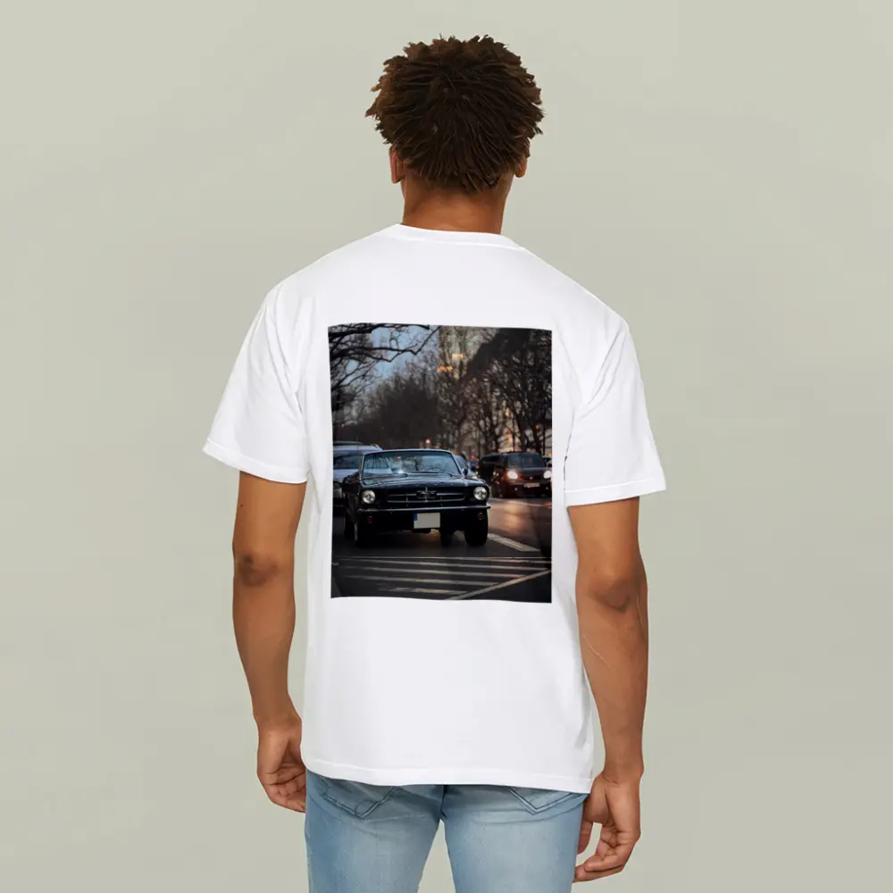 Black Ford Mustang Classic City Street – T-Shirts