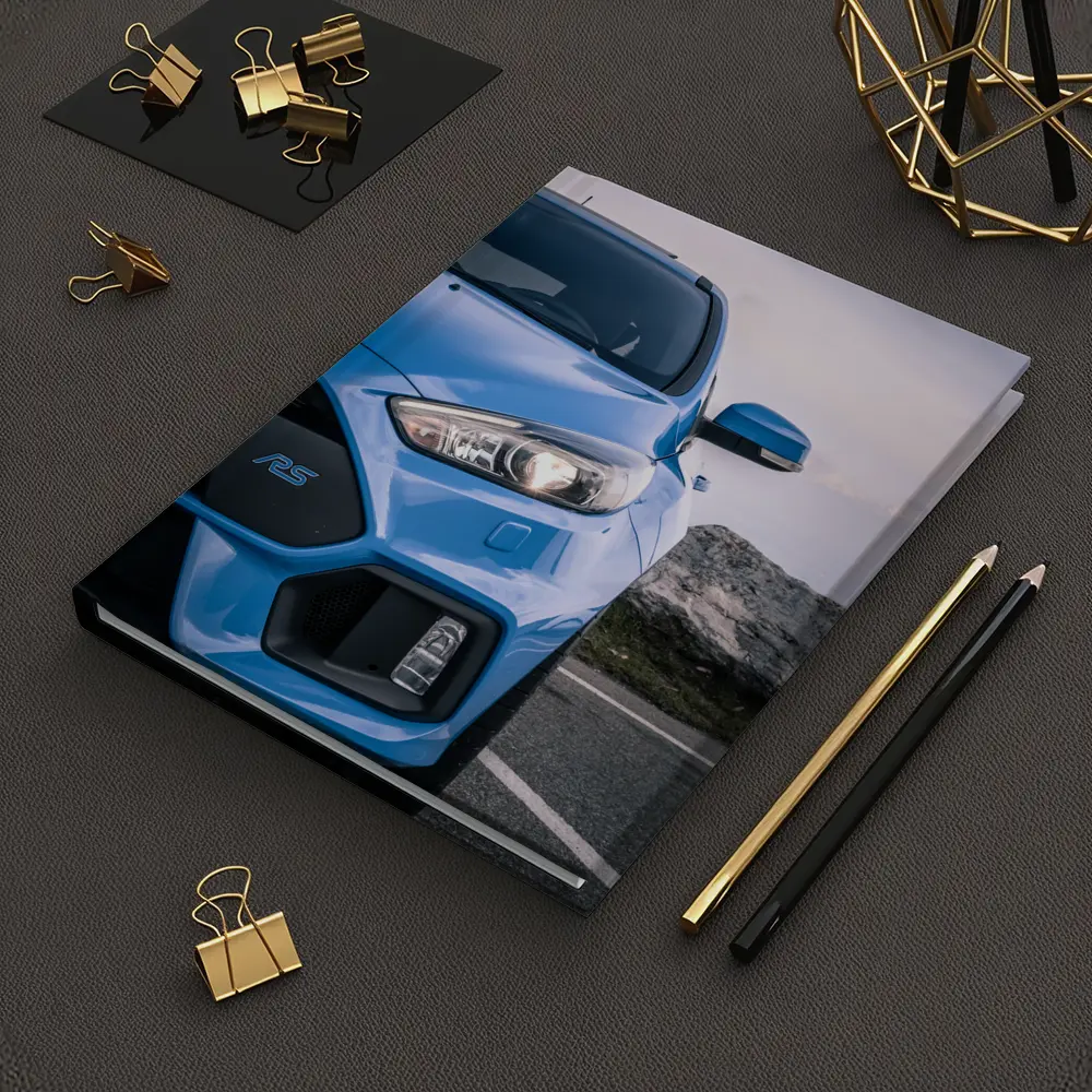 Ford Focus RS Blue Front Close Up – Notebooks
