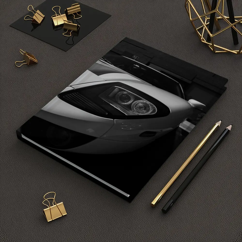 Ford GT White Supercar Black White Photo – Notebooks