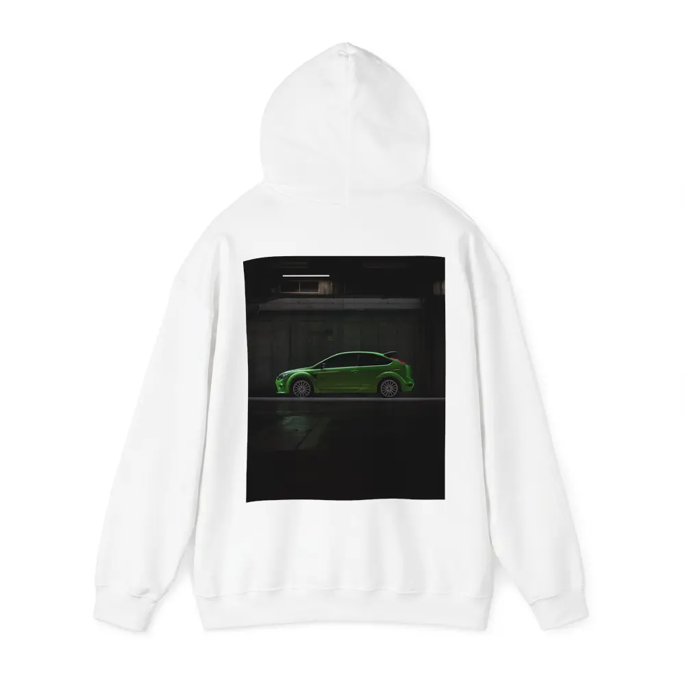 Ford Focus RS Green Car Dark Garage – Hoodies