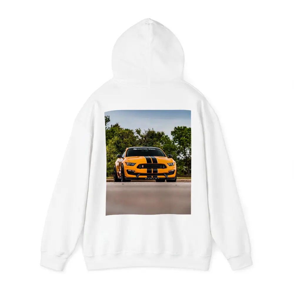 Ford Mustang Shelby GT350 Orange Street Shot – Hoodies