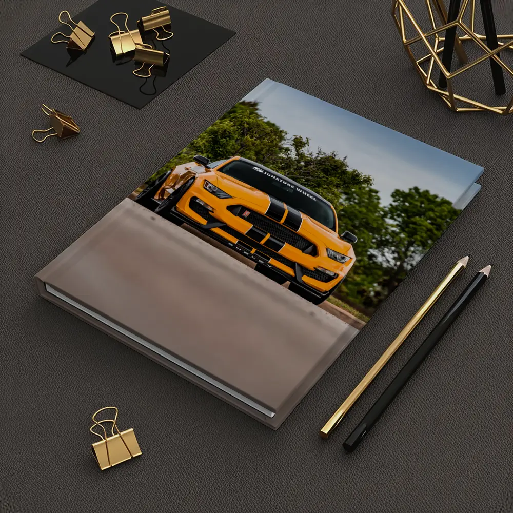 Ford Mustang Shelby GT350 Orange Street Shot – Notebooks