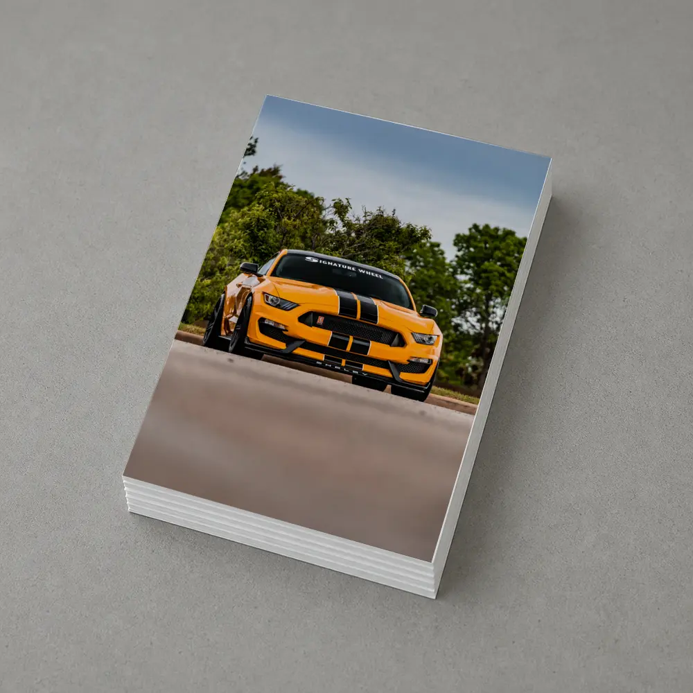Ford Mustang Shelby GT350 Orange Street Shot – Postcards