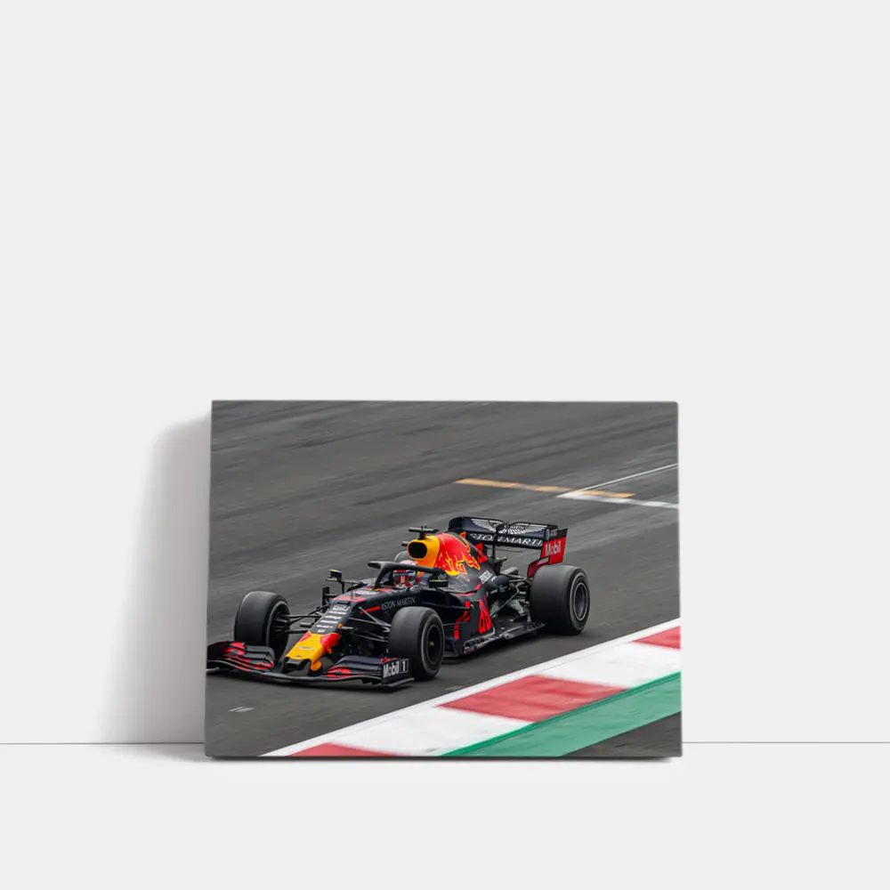 Red Bull Racing Formula One Car On Track – Wall Art