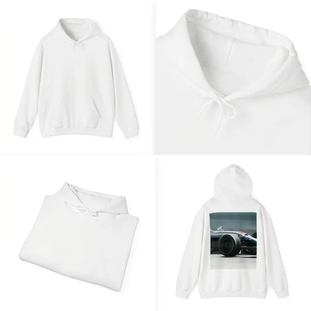 Mercedes AMG F1 Car Racing Night Track – Hoodies