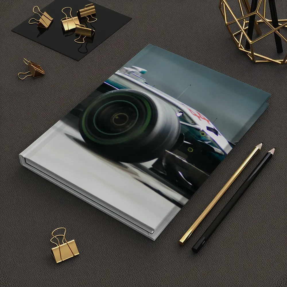 Mercedes AMG F1 Car Racing Night Track – Notebooks