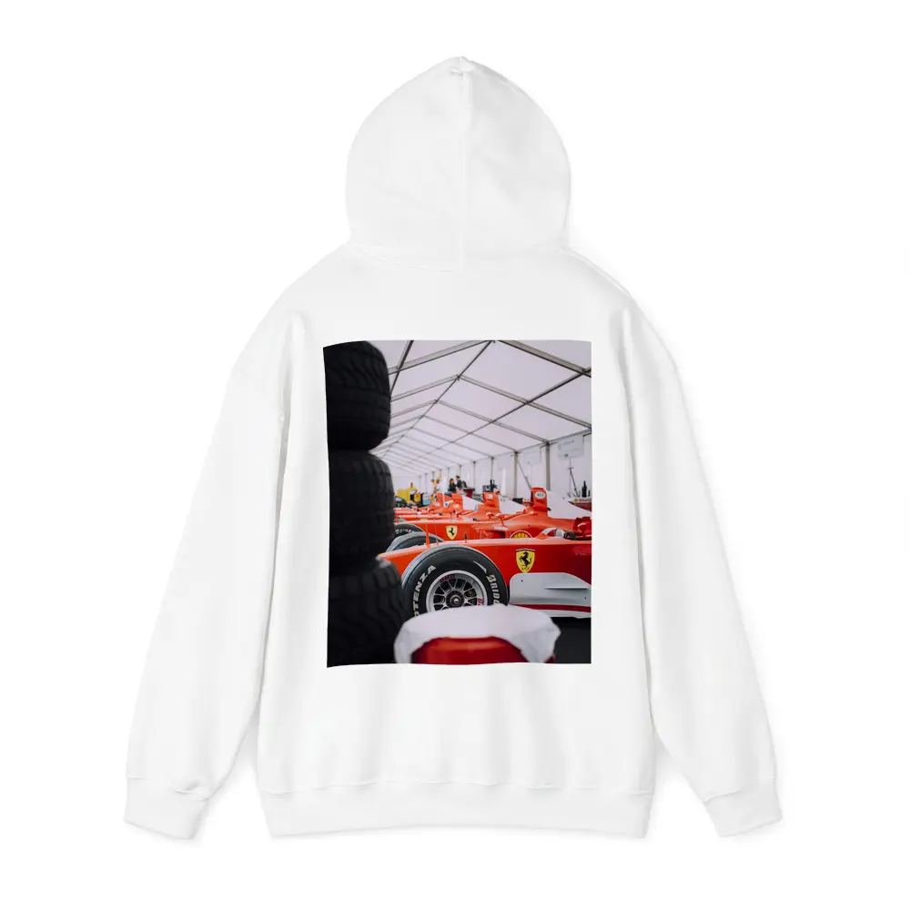 Ferrari Formula One Cars Paddock Garage – Hoodies