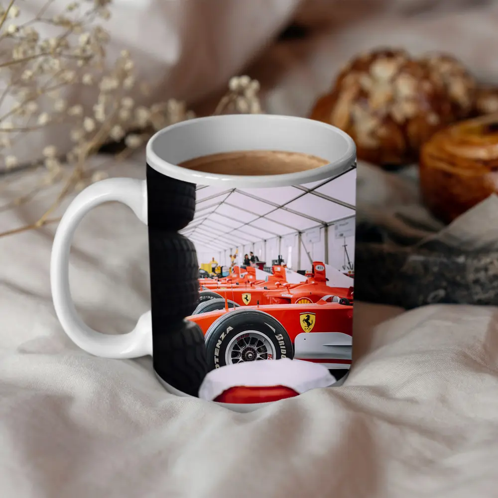 Ferrari Formula One Cars Paddock Garage – Mugs