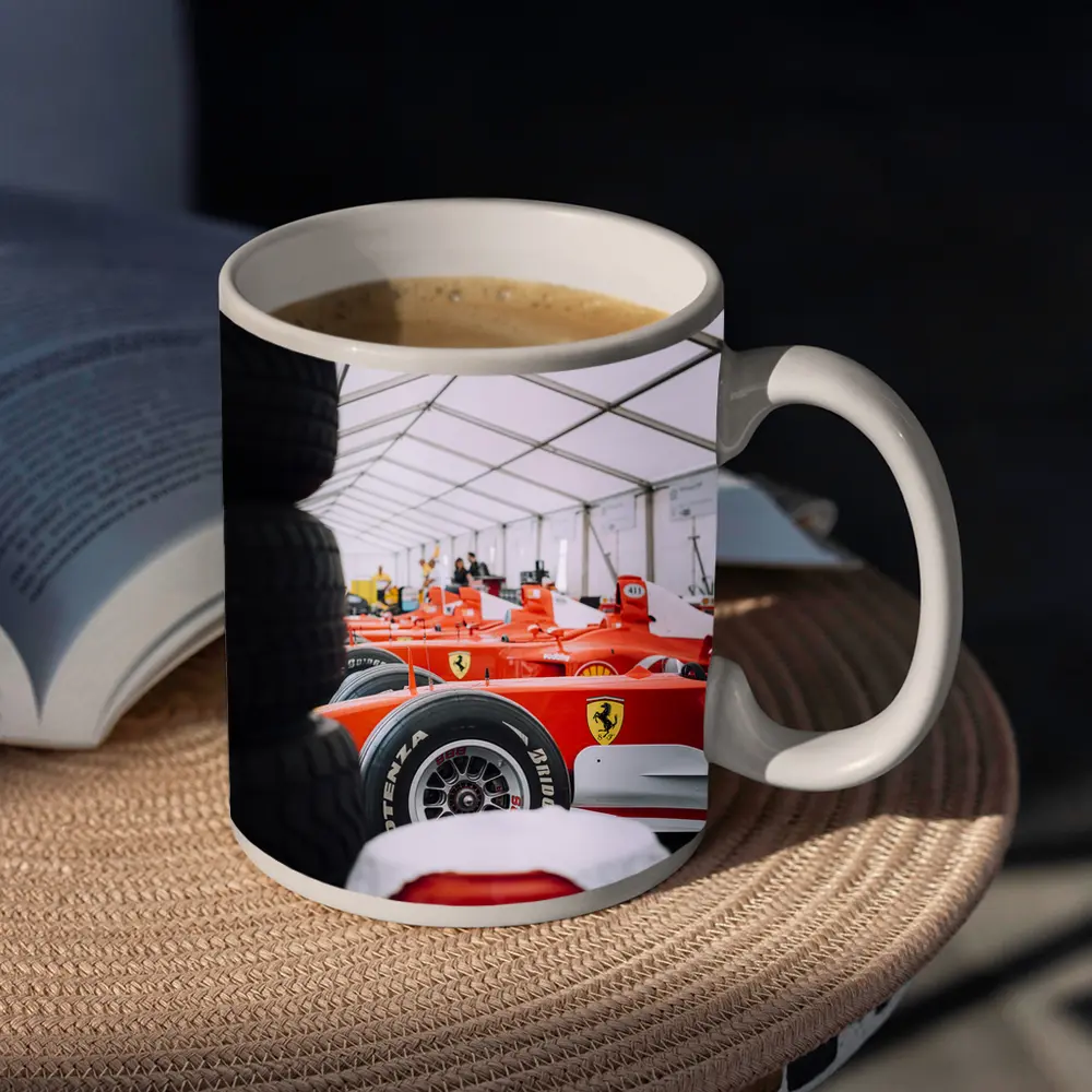 Ferrari Formula One Cars Paddock Garage – Mugs