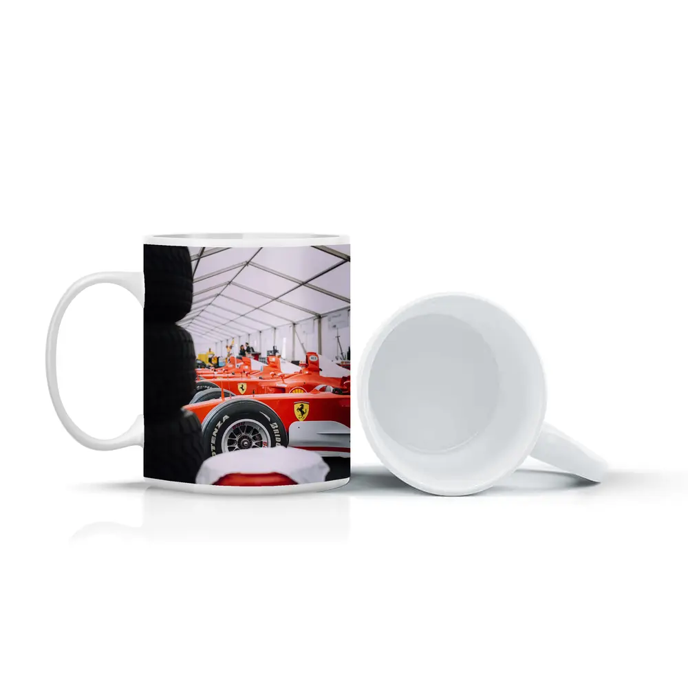 Ferrari Formula One Cars Paddock Garage – Mugs