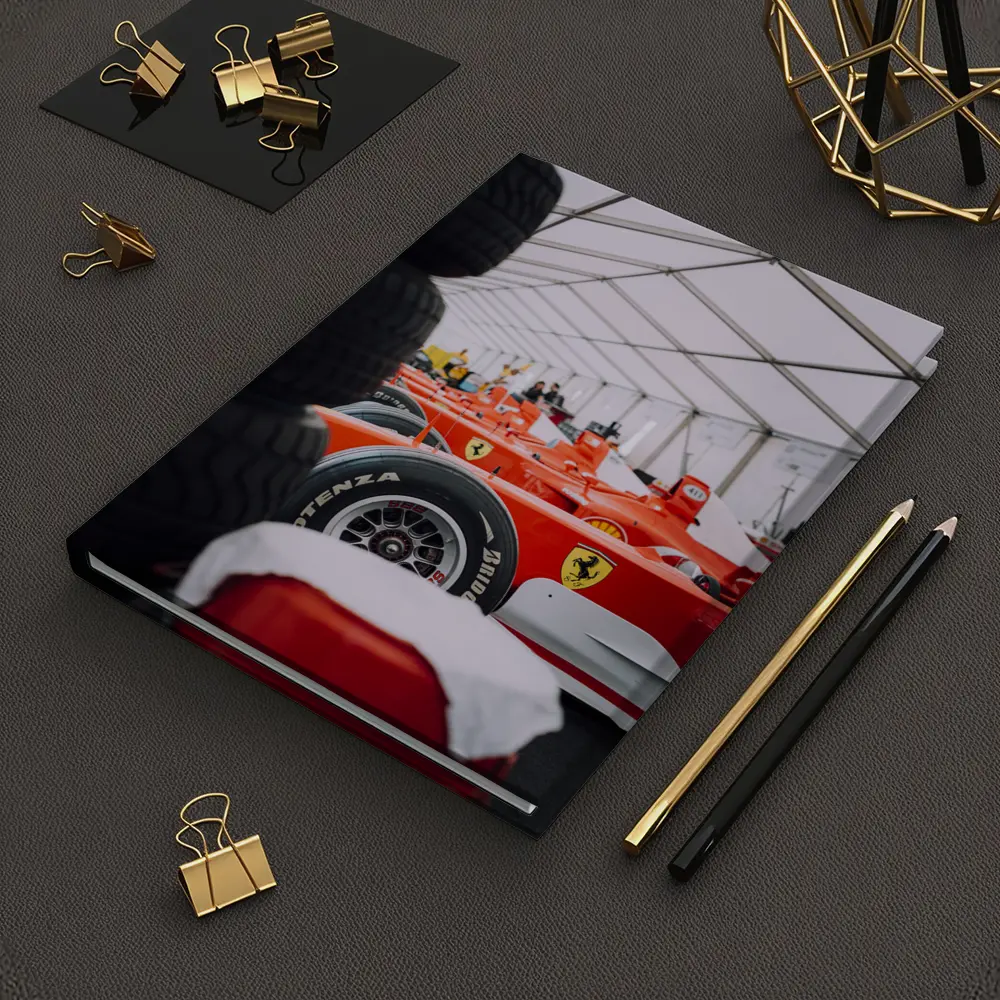 Ferrari Formula One Cars Paddock Garage – Notebooks