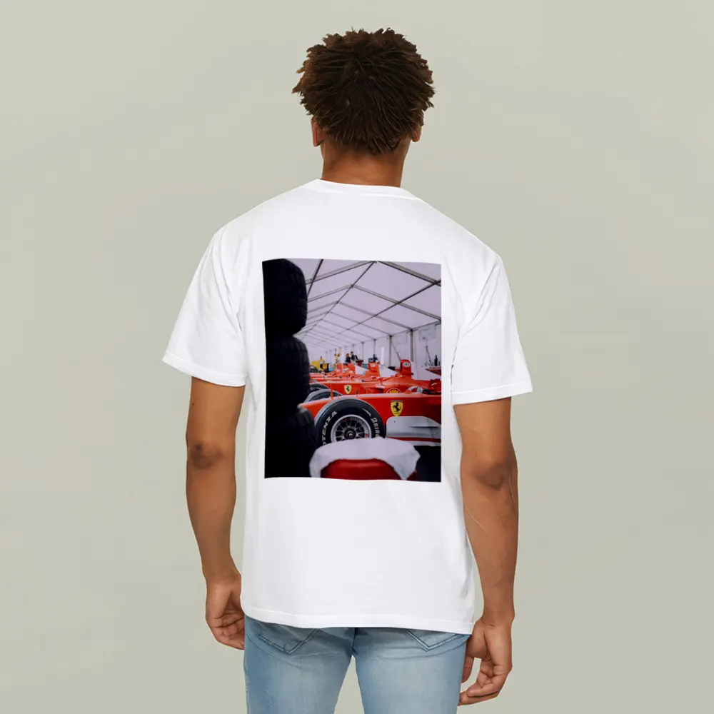 Ferrari Formula One Cars Paddock Garage – T-Shirts