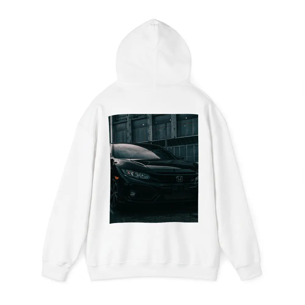 Honda Civic Si Black Rainy Urban Street – Hoodies