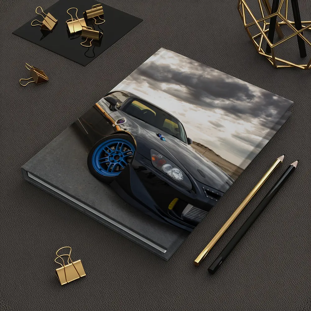 Honda S2000 Black Sports Car Dramatic Sky – Notebooks