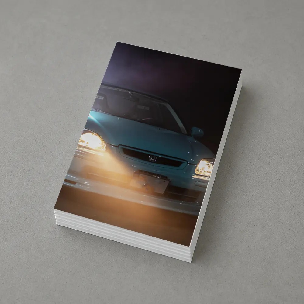 Honda Civic EK Teal Garage Night Lights – Postcards