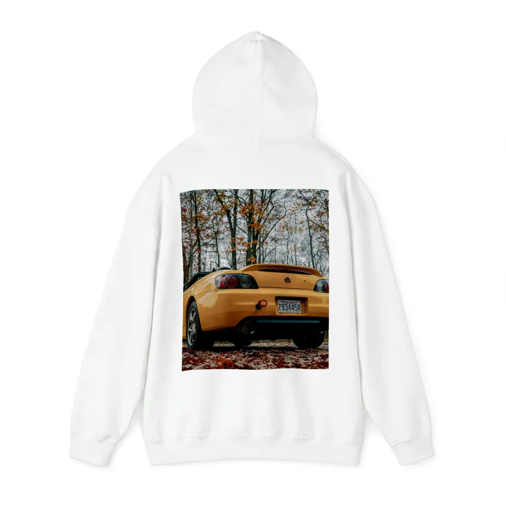 Honda S2000 Yellow Sports Car Autumn Forest – Hoodies