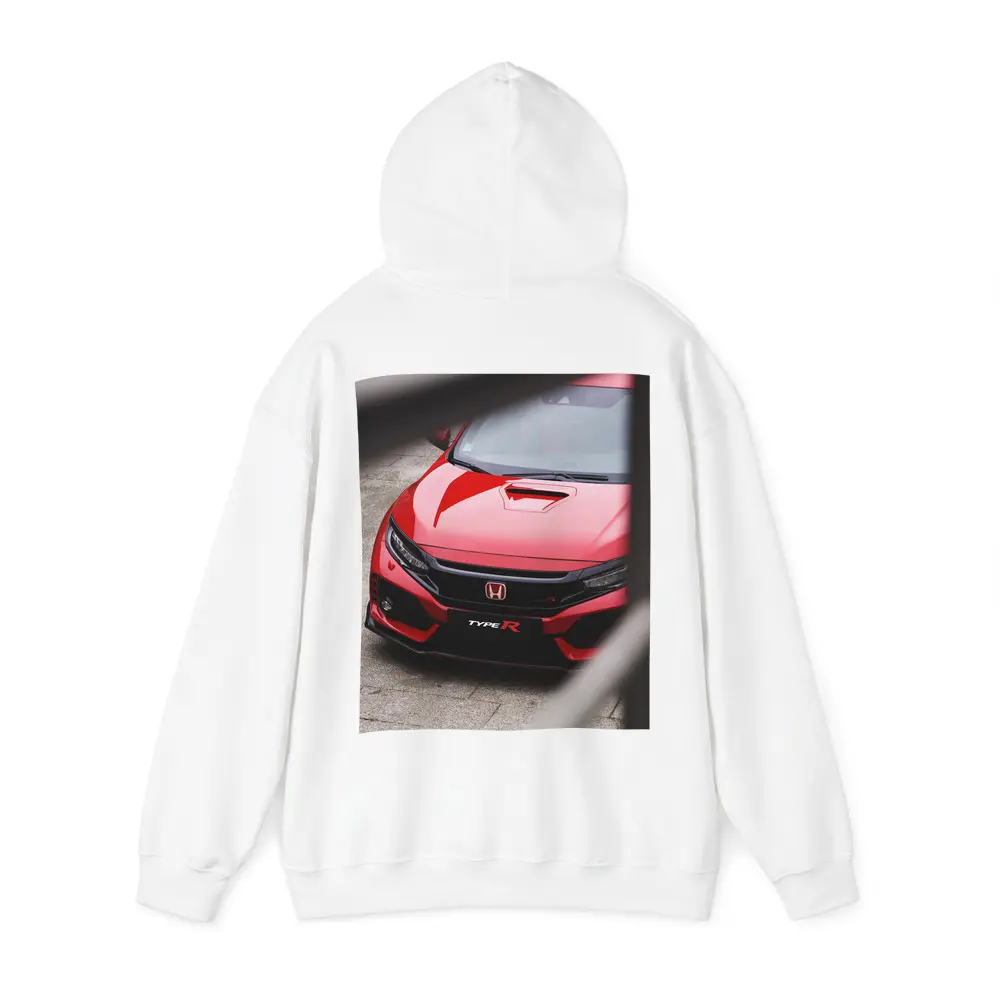 Honda Civic Type R Red Front View – Hoodies