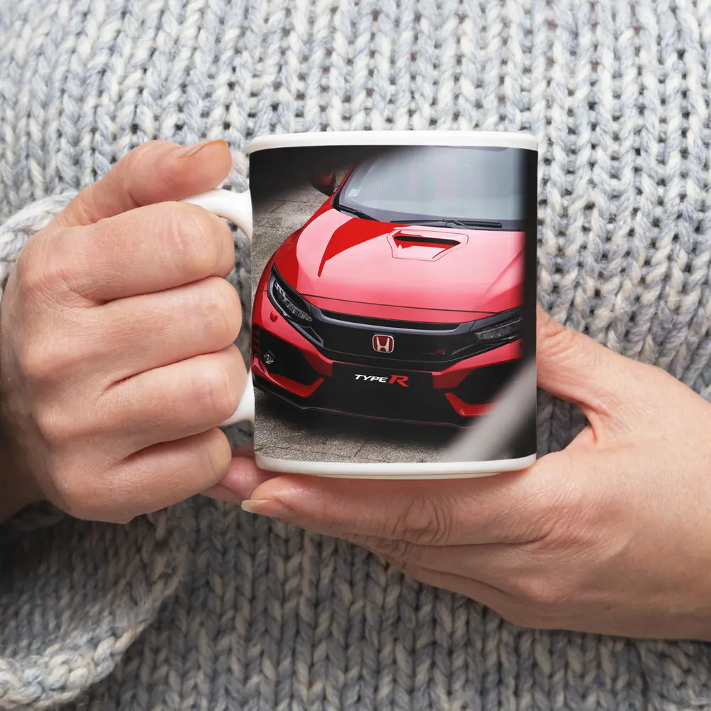 Honda Civic Type R Red Front View – Mugs